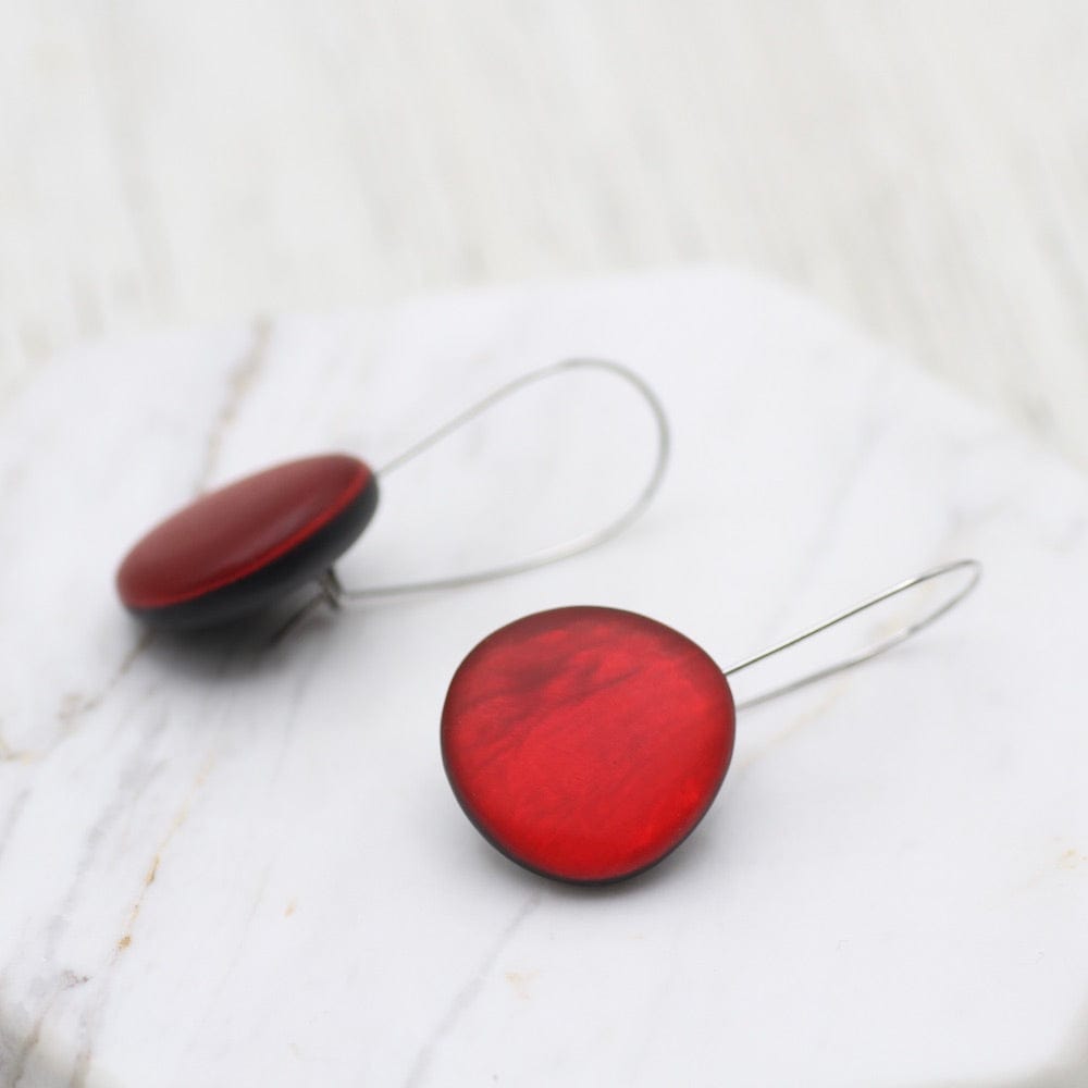 
                  
                    EAR-JM RED ROUND RESIN EARRING
                  
                