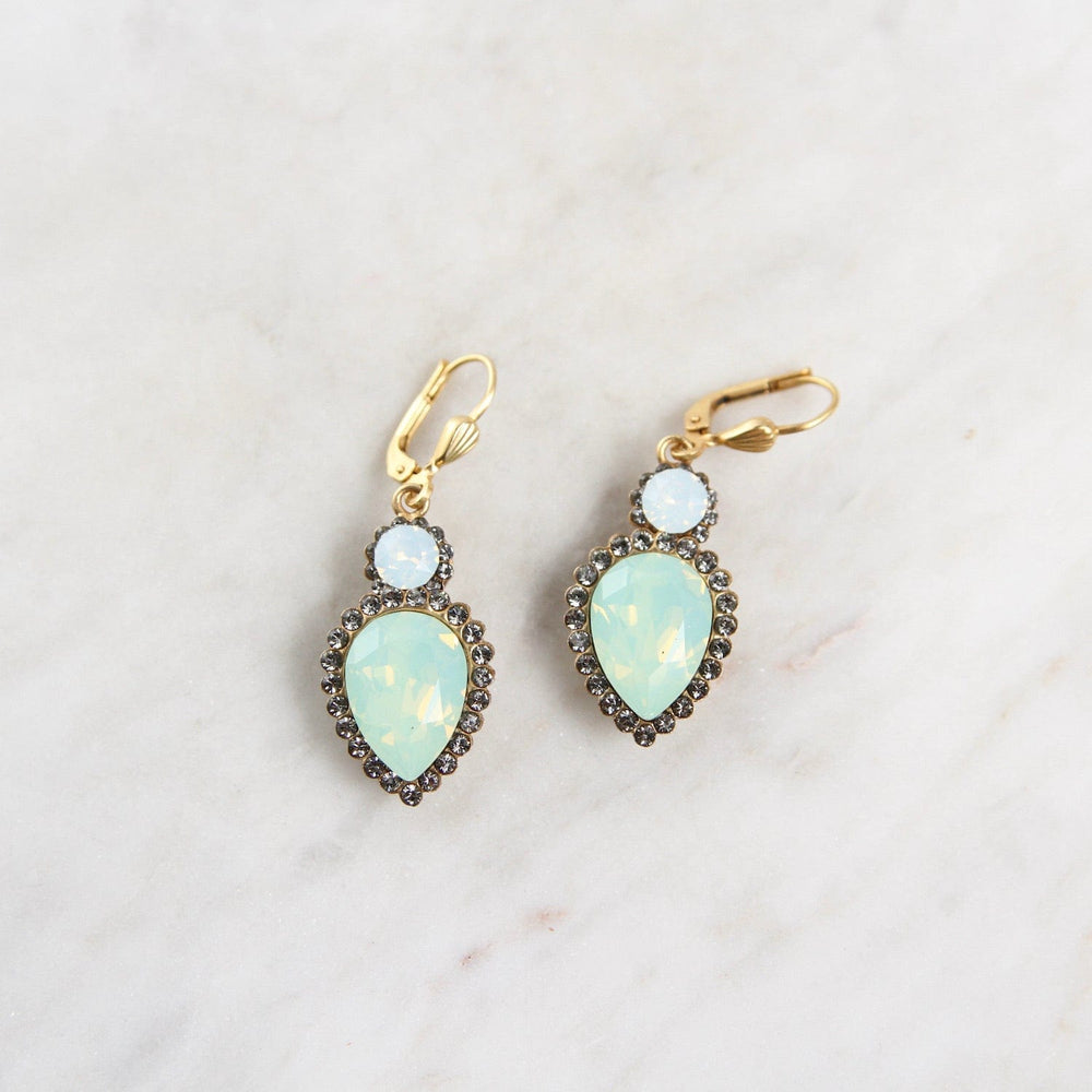 
                      
                        EAR-JM Regalia Drop earrings - Sea Opal - Gold plate
                      
                    