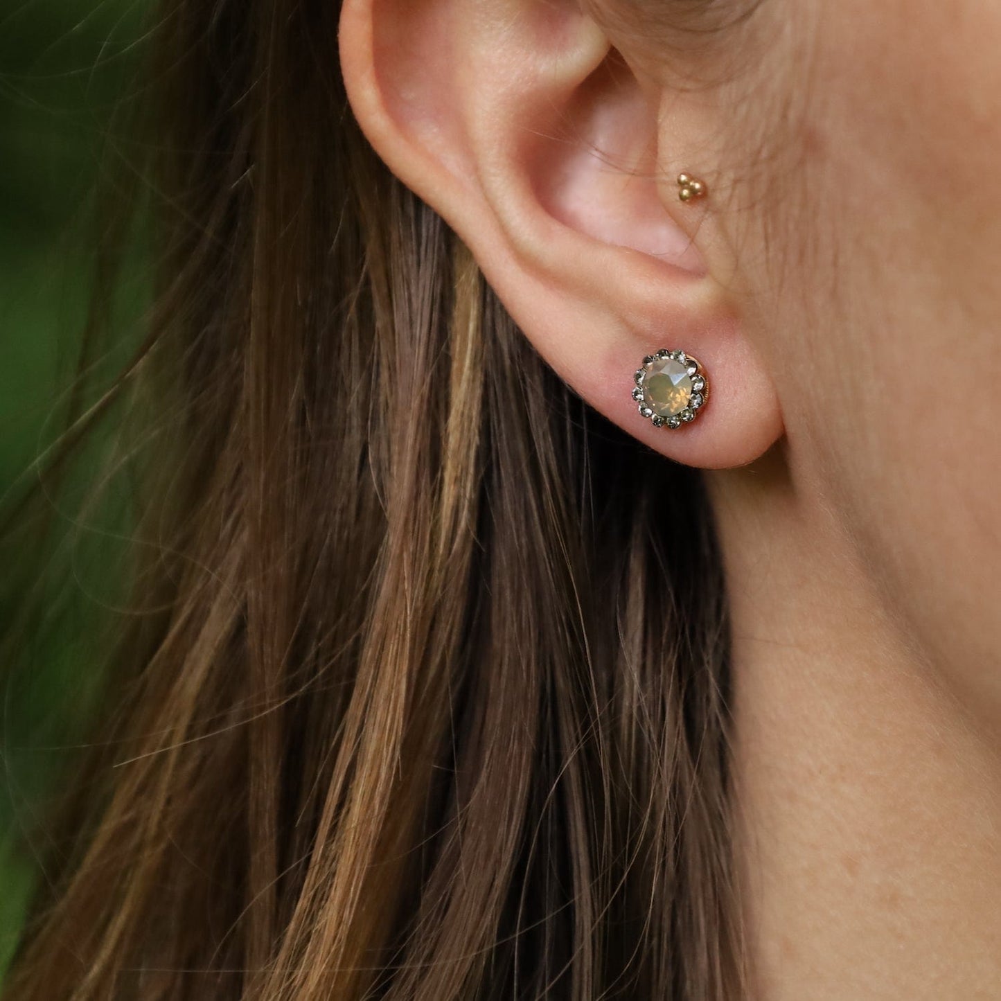 EAR-JM Rhinestone Stud Earring