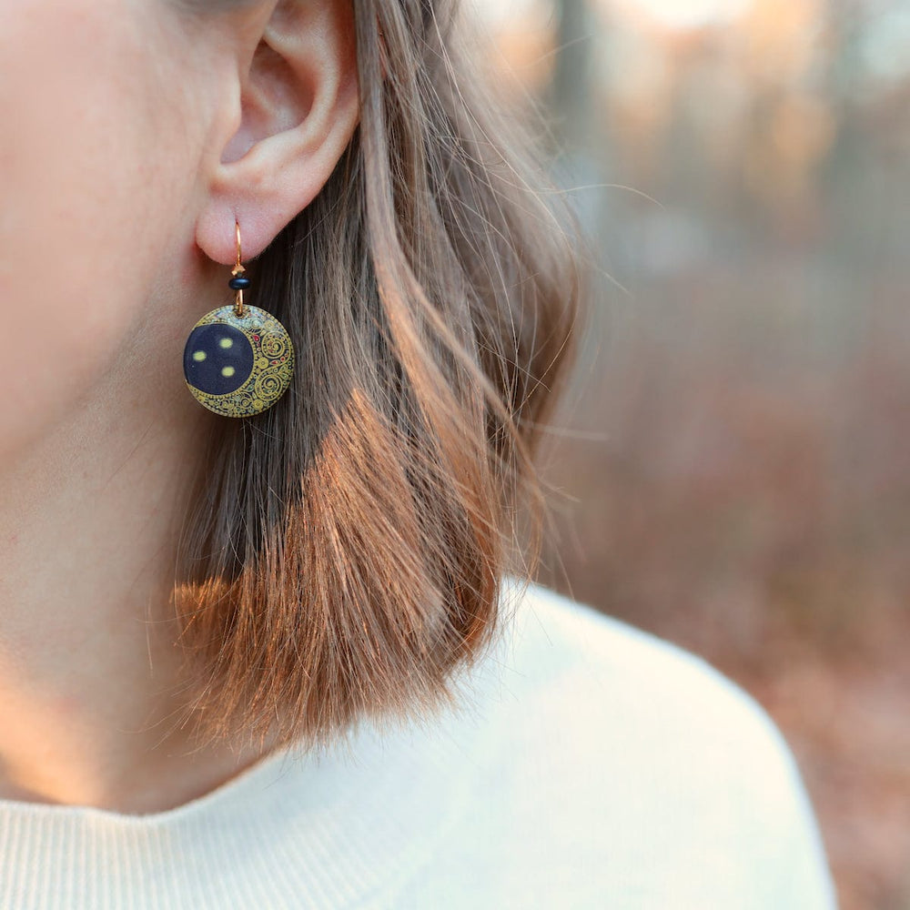 EAR-JM Round Cosmic Order Earrings