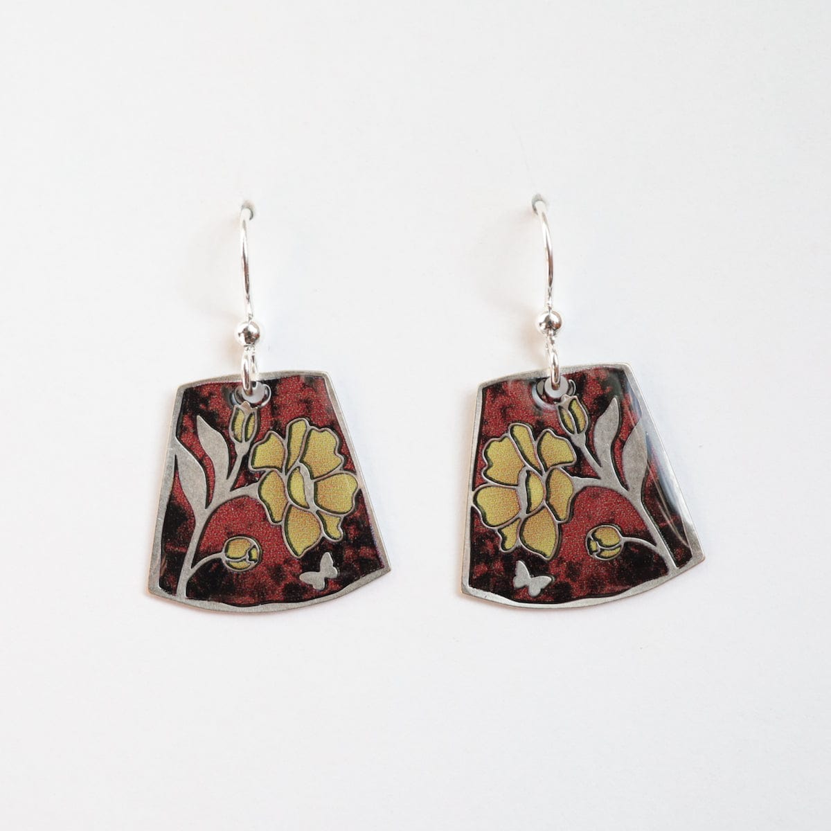 EAR-JM Silver Peony Perfection Earrings