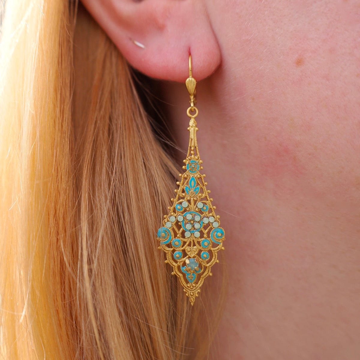 EAR-JM Sky La Byzantine Earrings