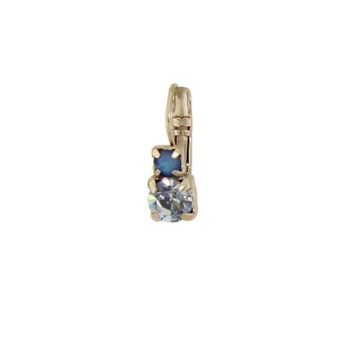 EAR-JM Stacked Crystals - Blue Mix