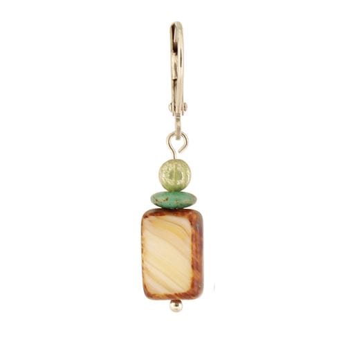 Load image into Gallery viewer, EAR-JM Stacked Czech Glass - Almond Mix
