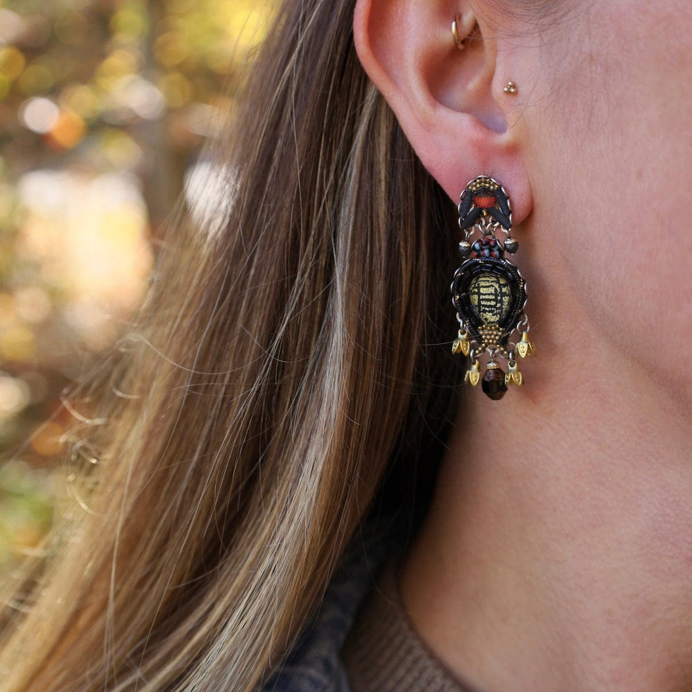 EAR-JM Tiger Eye Adalia Earrings