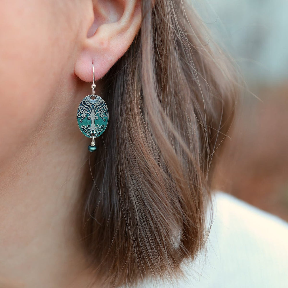 EAR-JM Tree of Life with Deep Roots Earrings