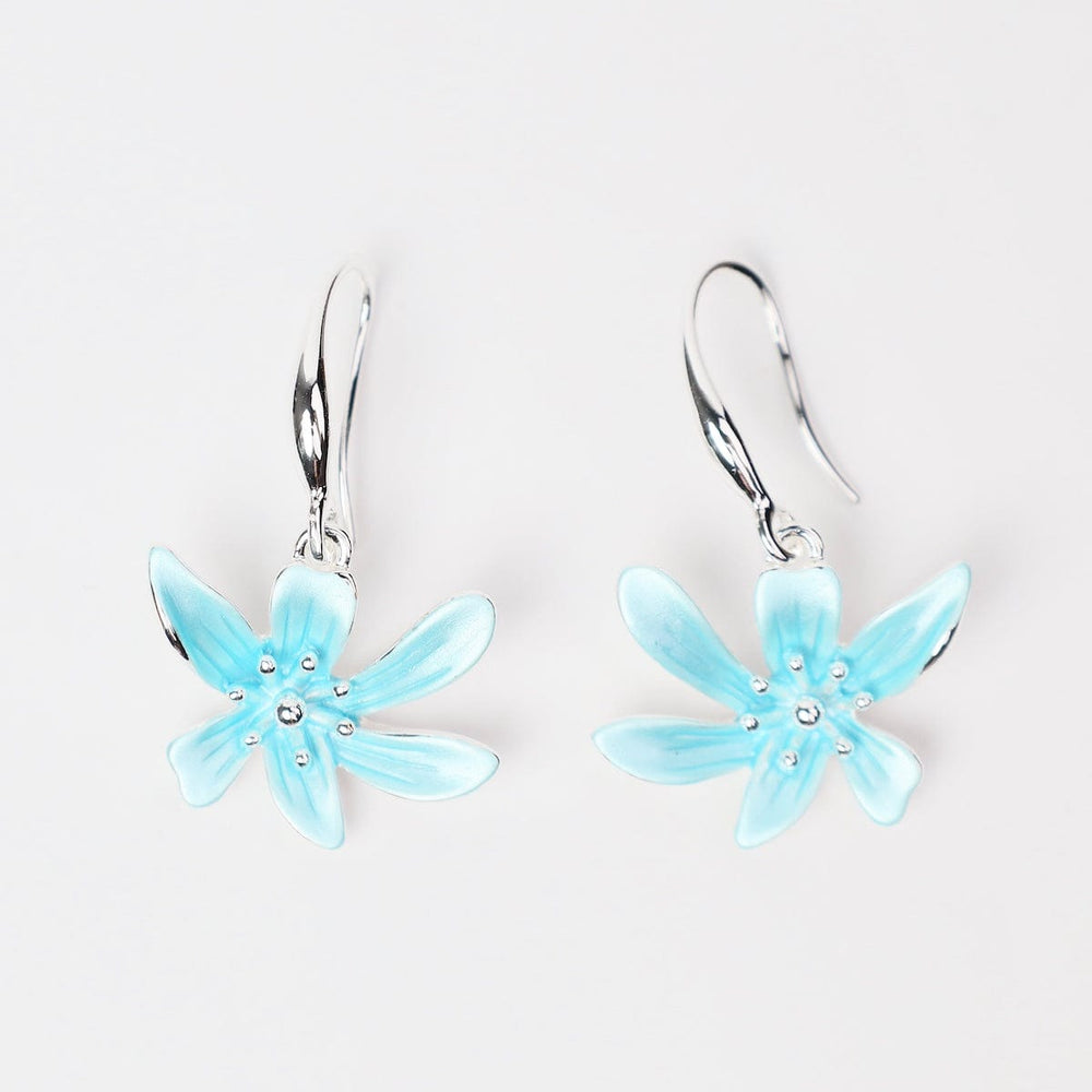 EAR-JM Turquoise Flower Earrings