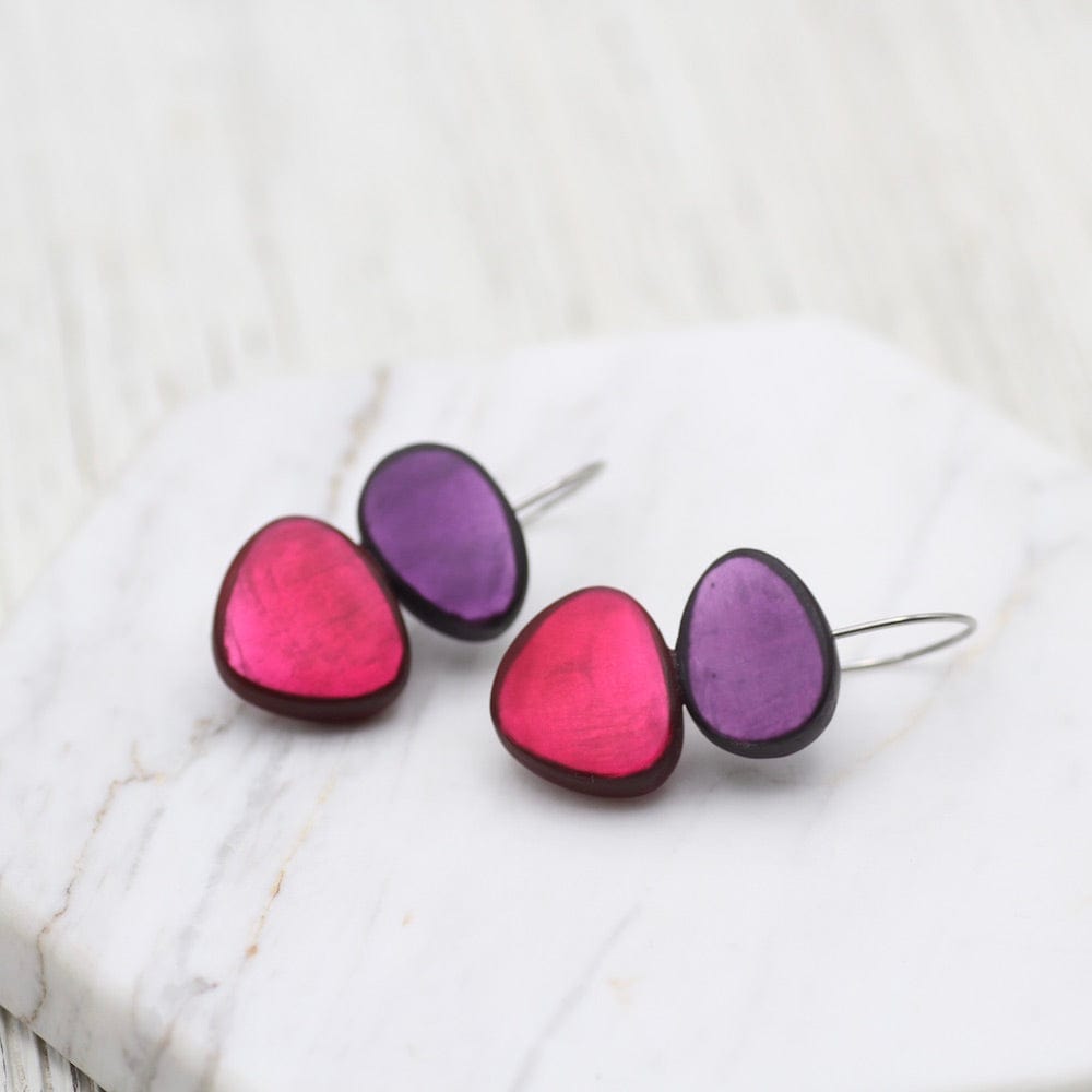 
                  
                    EAR-JM Violet & Magenta Two Tone Earring
                  
                