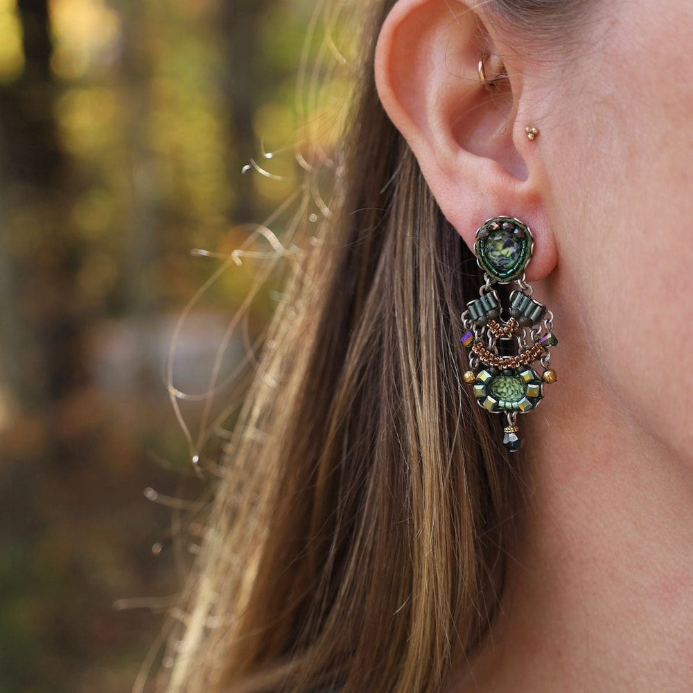 EAR-JM Viridian Mood Shanta Earrings