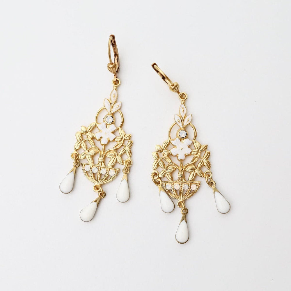 
                      
                        EAR-JM White Enamel Chandelier Earrings
                      
                    