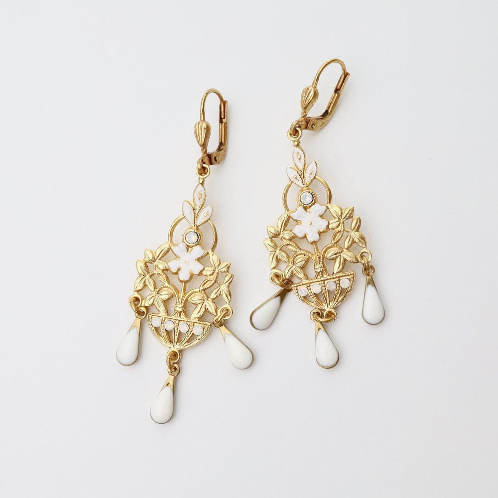 
                      
                        EAR-JM White Enamel Chandelier Earrings
                      
                    