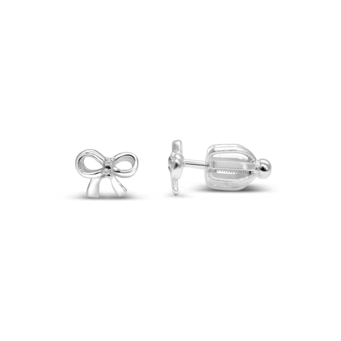 EAR Just So, Bow Earrings Silver