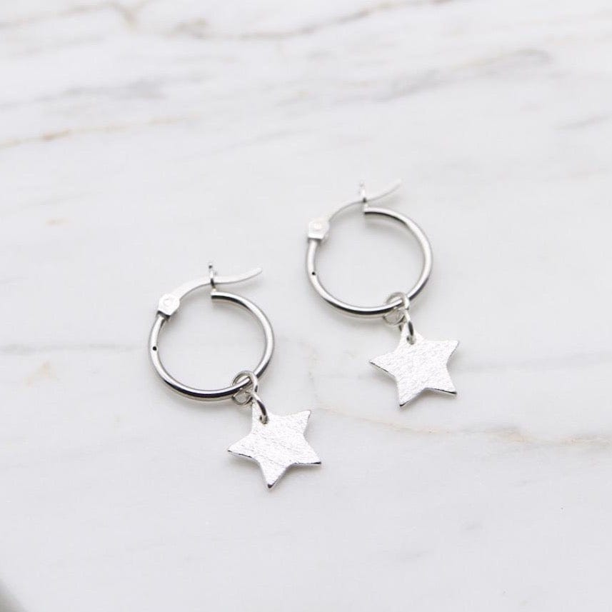 
                      
                        EAR Kaia Hoops ~ Star Drop
                      
                    