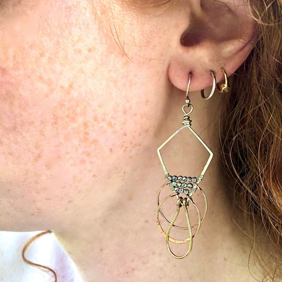 EAR Kinetic Diamond Earrings