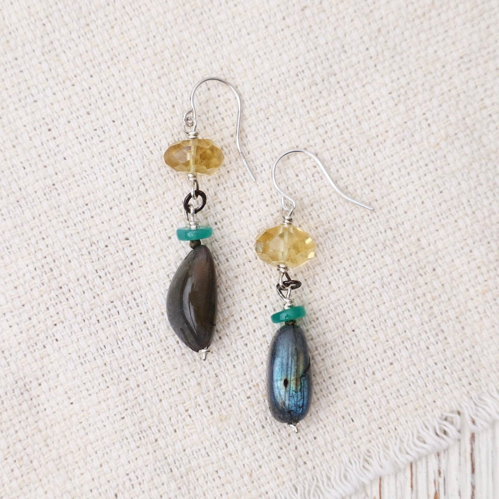 EAR Labradorite Mix Earrings