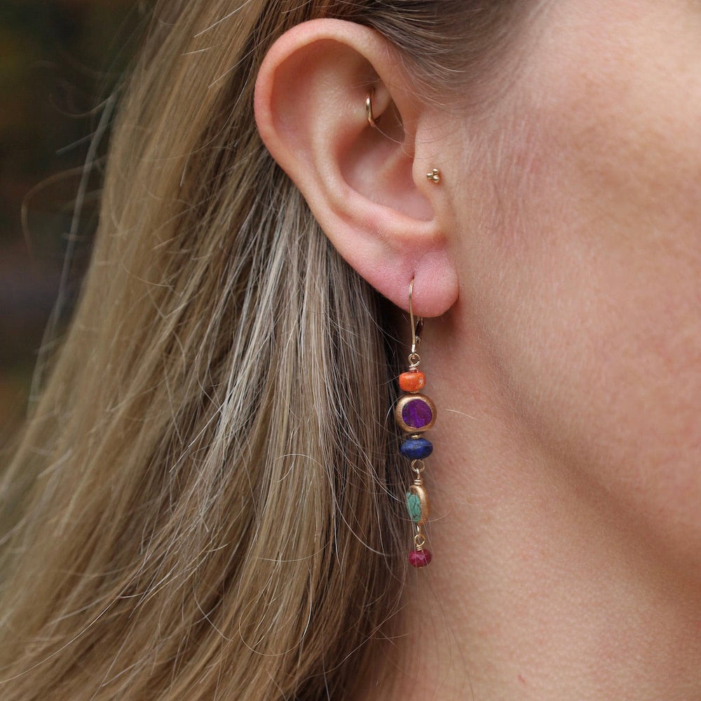 
                      
                        EAR Lapis Falling Leaves Earrings
                      
                    