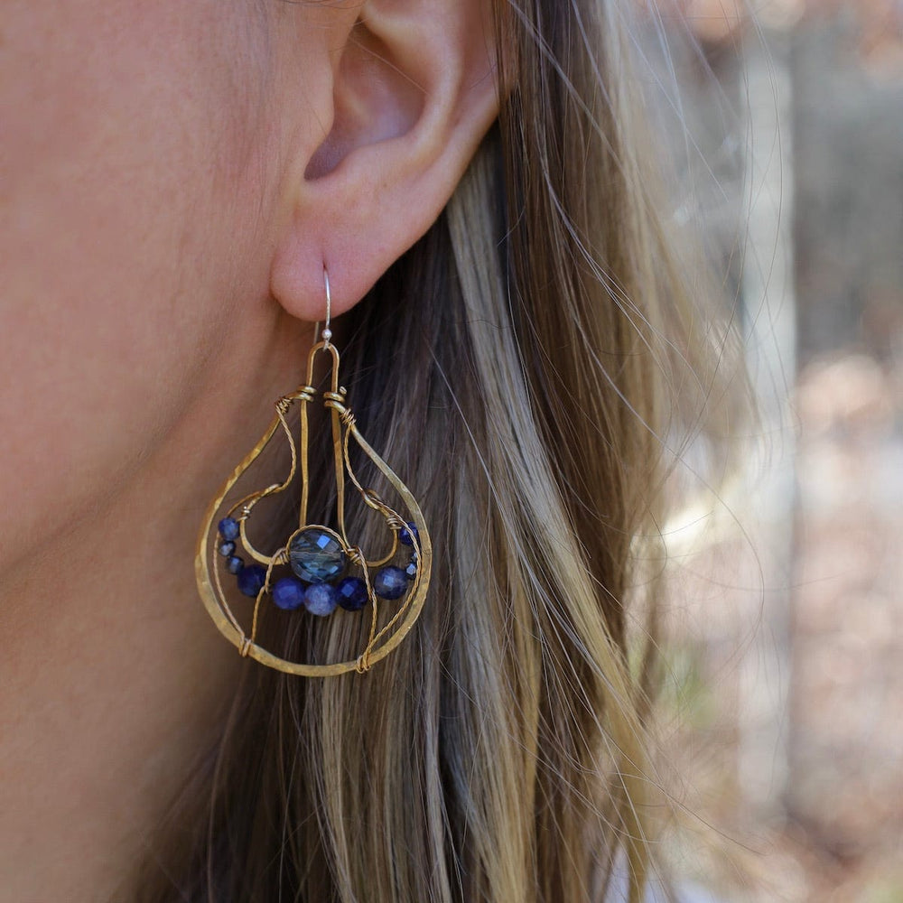 EAR Lapis Indigo Earrings