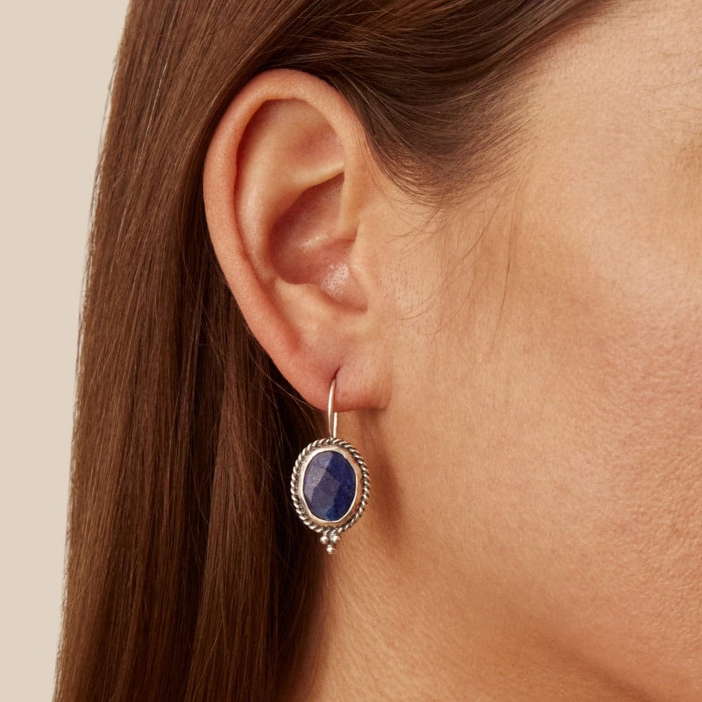 EAR Lapis Vignette Earrings