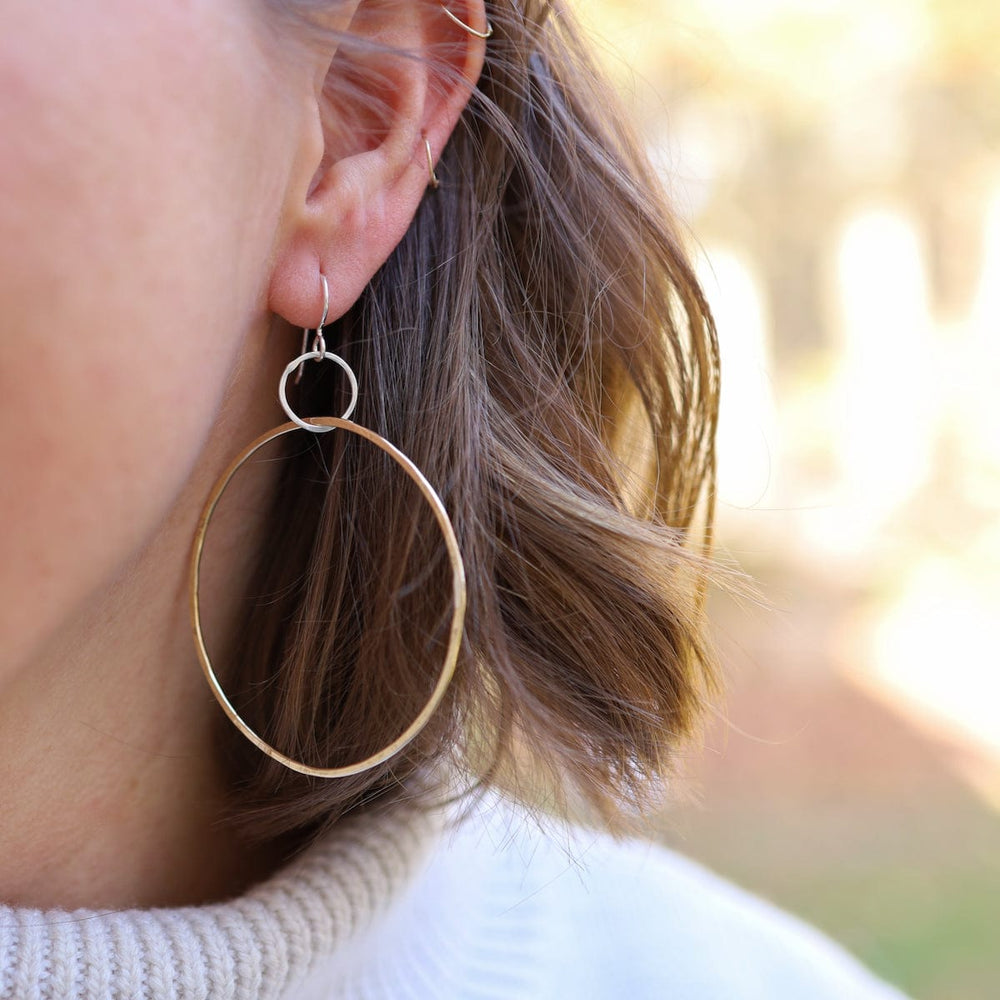 
                  
                    EAR Large Brass Hoop
                  
                