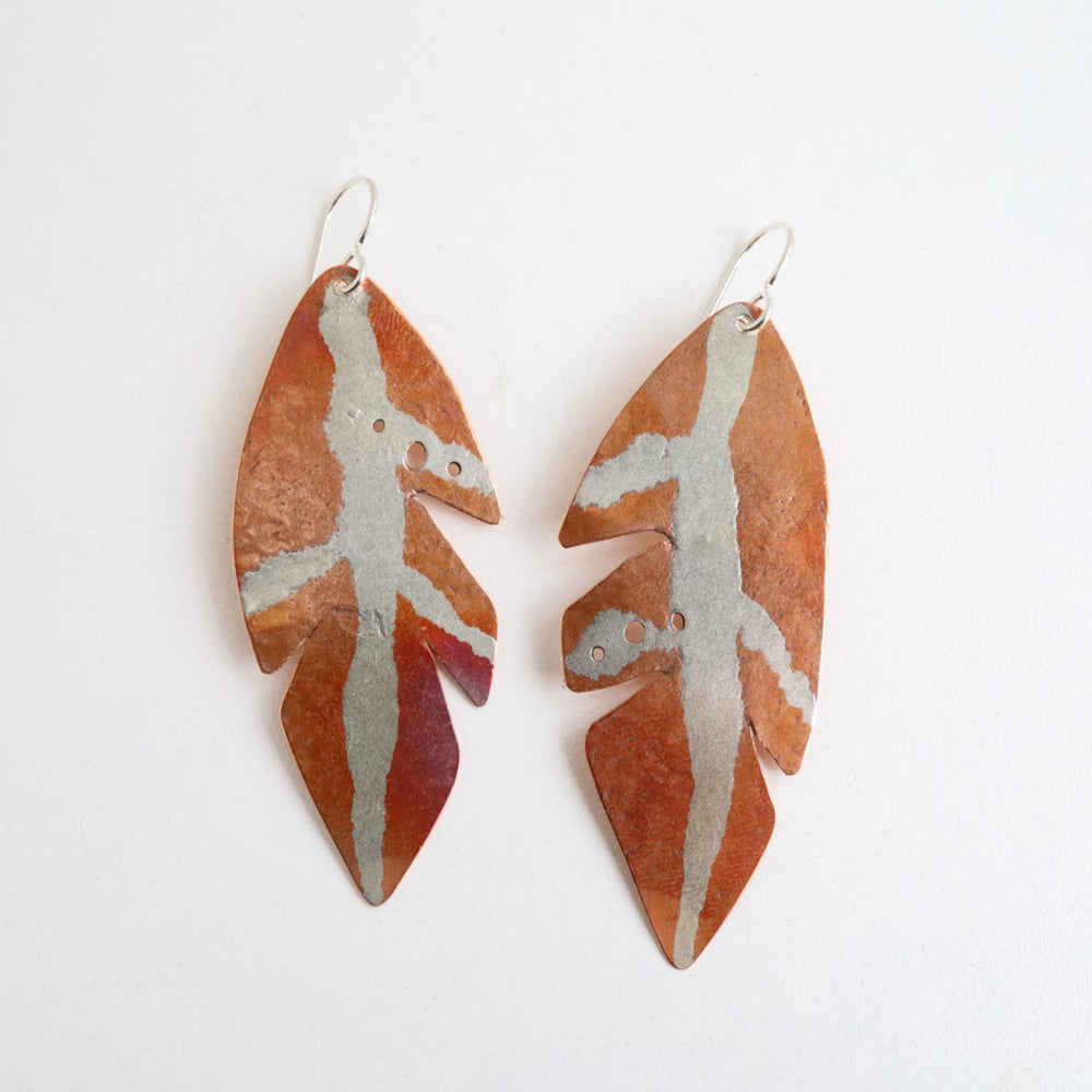 
                      
                        EAR Large Copper Leaf Earring
                      
                    