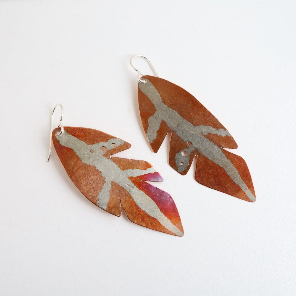 
                      
                        EAR Large Copper Leaf Earring
                      
                    