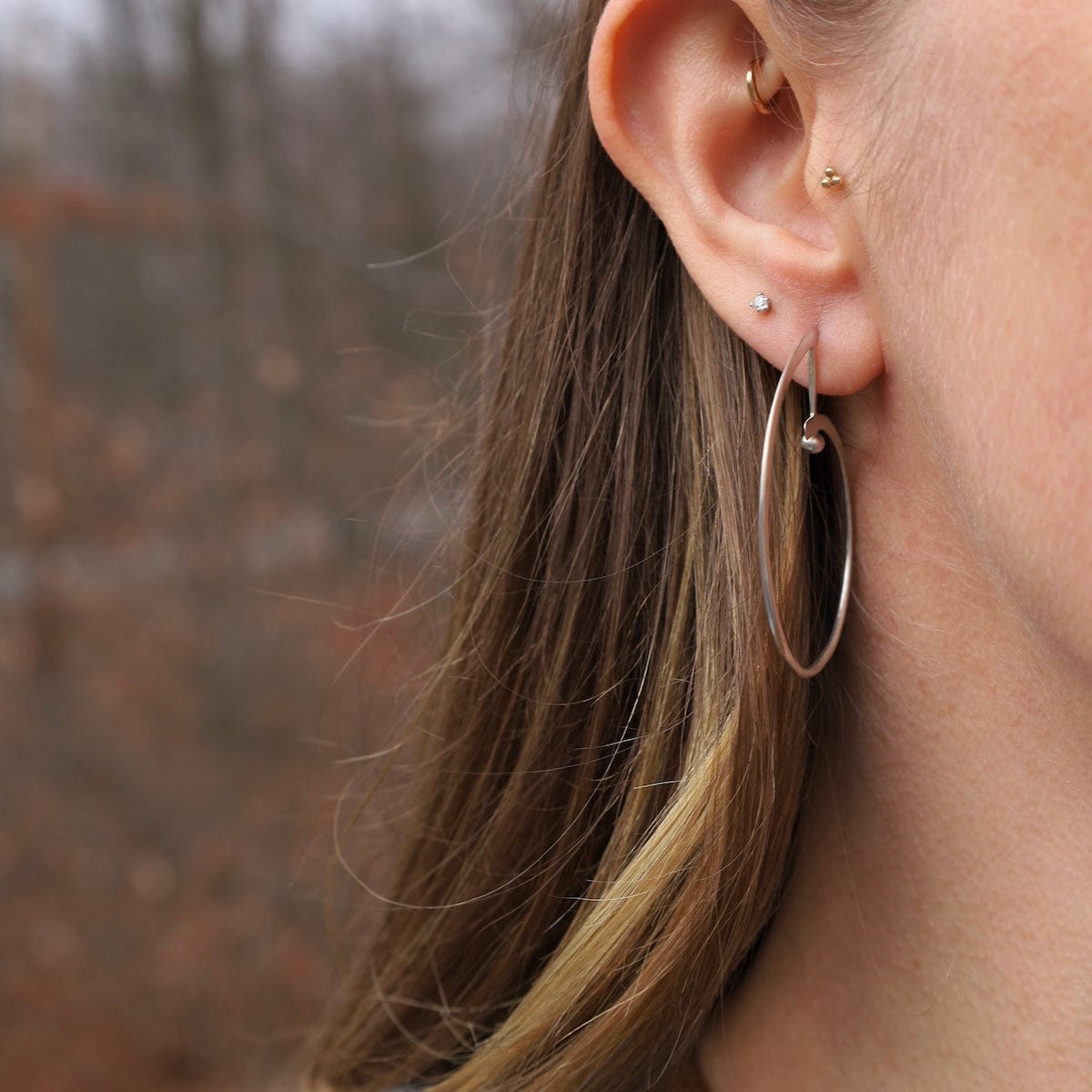 EAR Large Hoop Earrings