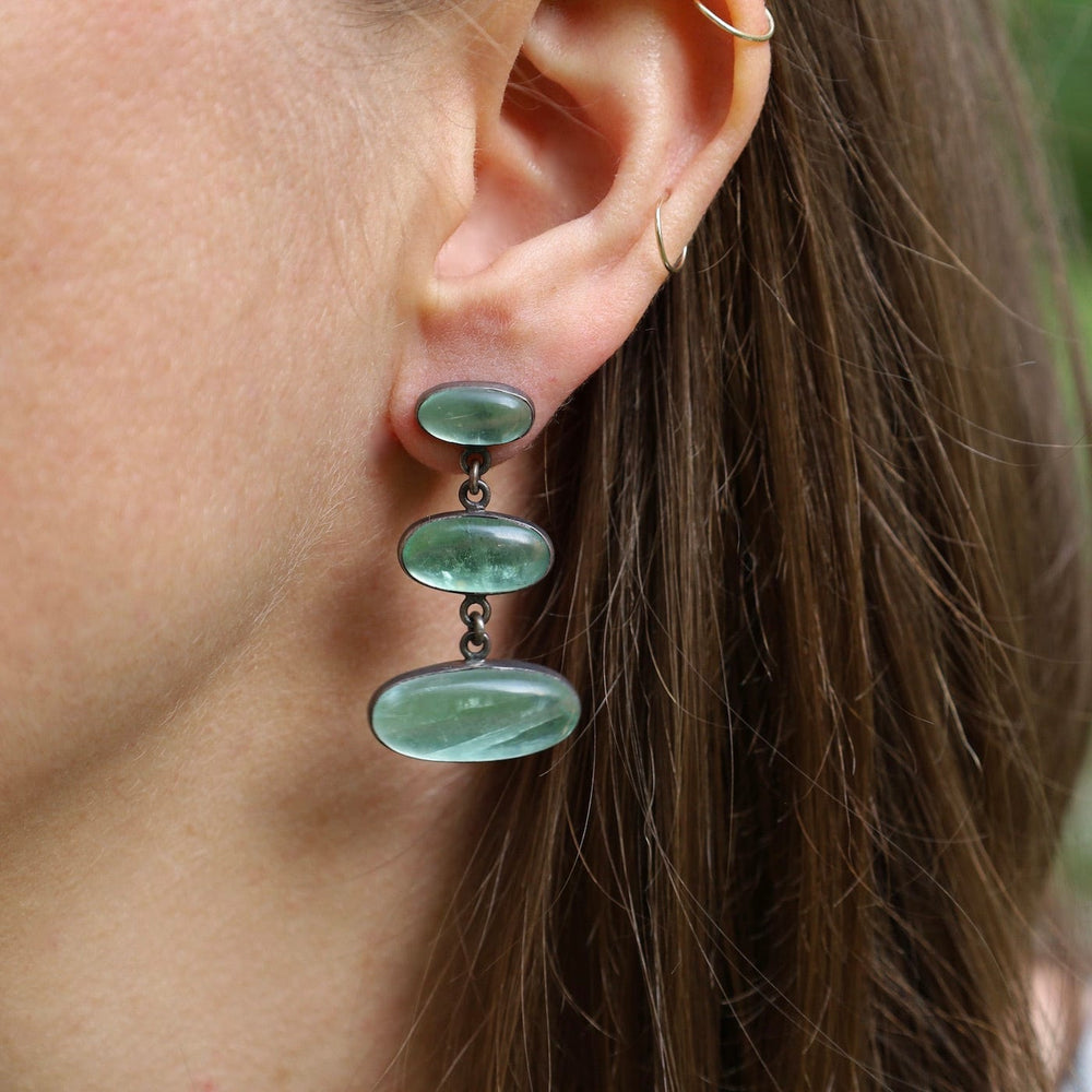 
                      
                        EAR Large Triple Oval Cabochon Apatite Earrings
                      
                    