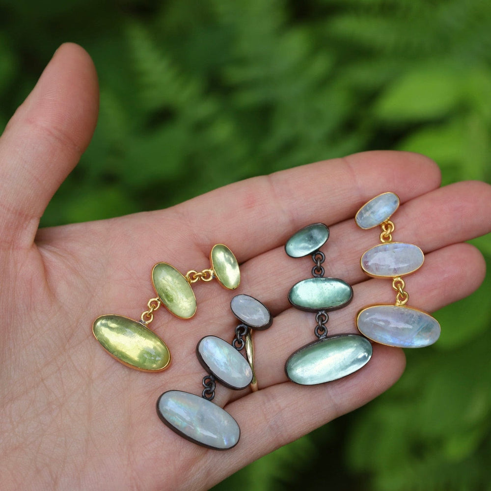 
                      
                        EAR Large Triple Oval Cabochon Apatite Earrings
                      
                    