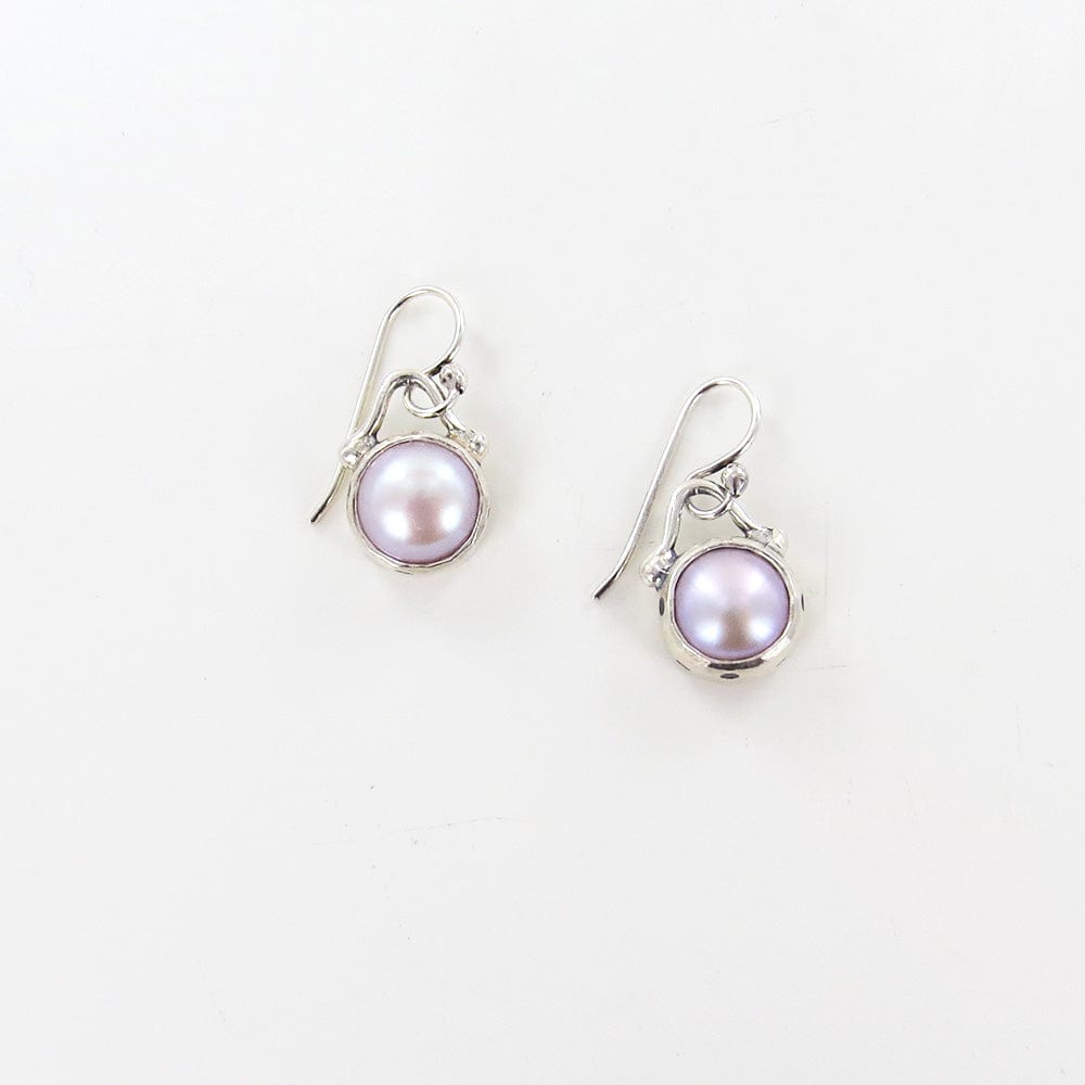 EAR LAVENDER PEARL EARRINGS