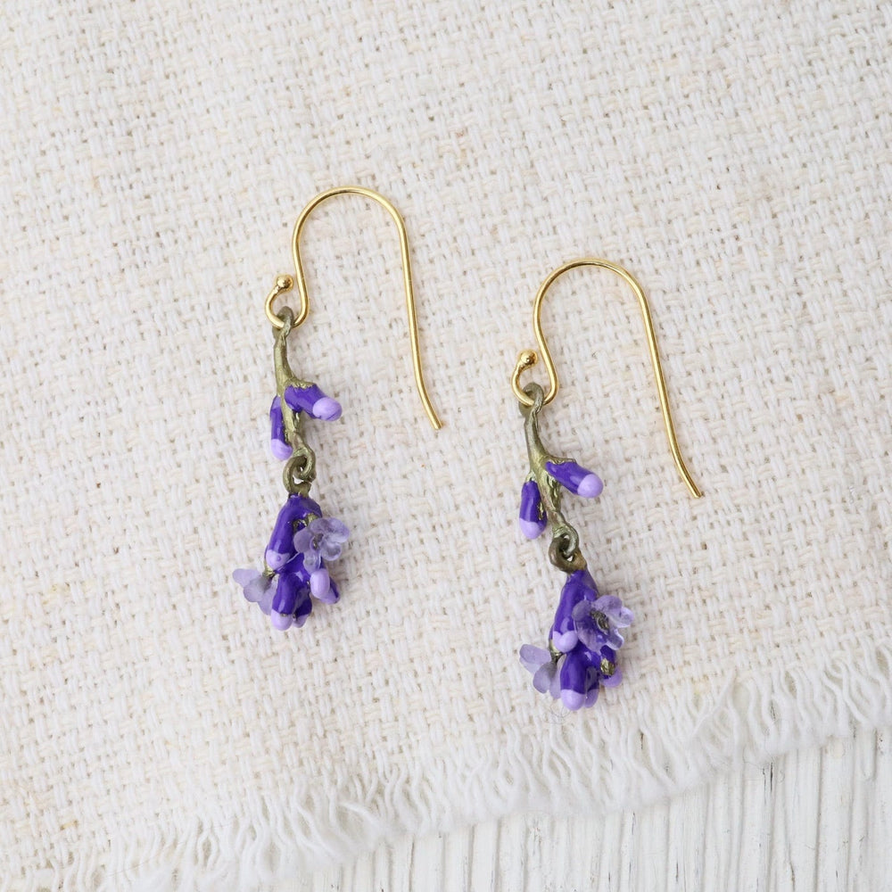 EAR Lavender Wire Dangle Earrings