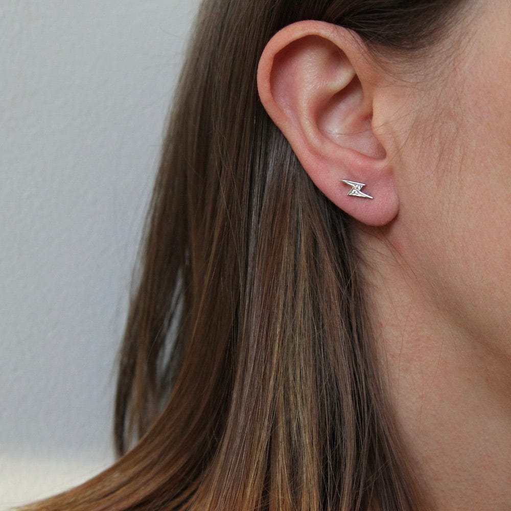 
                      
                        EAR Lightning Studs in Sterling Silver
                      
                    