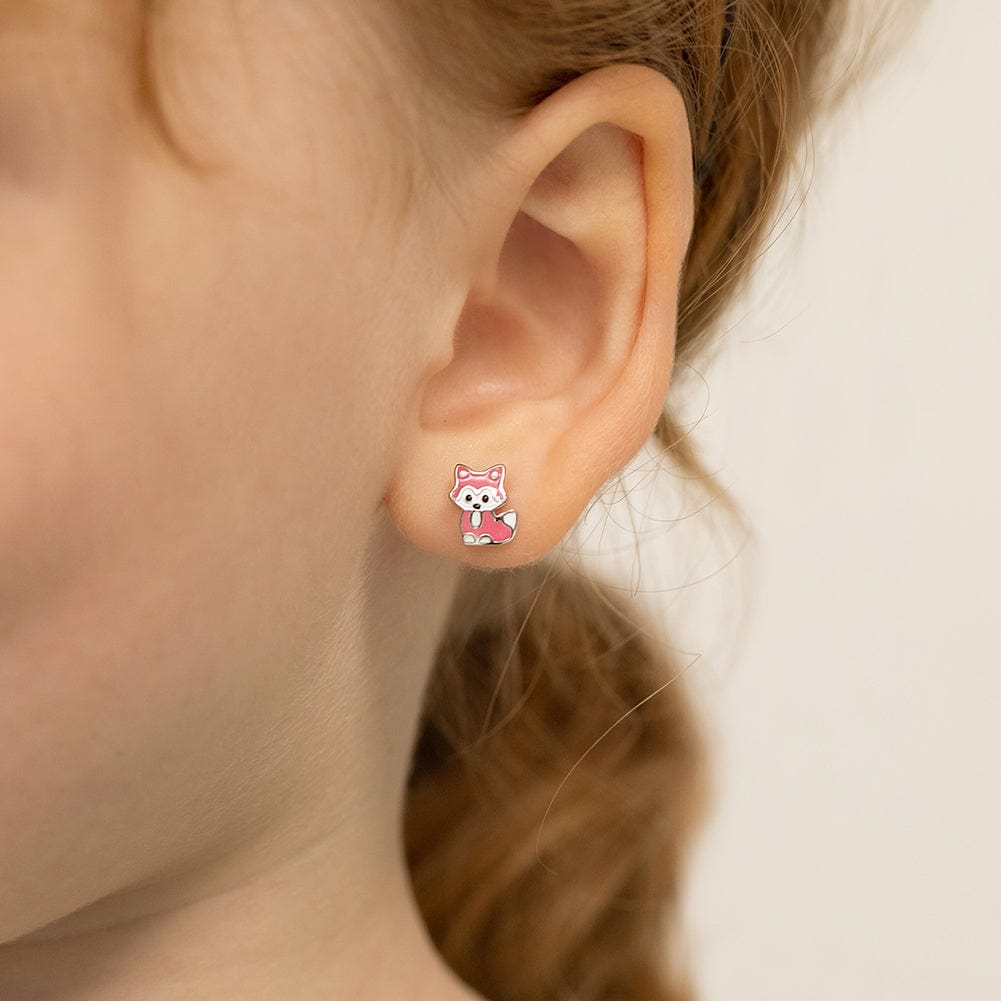 EAR Little Fox Children's Earrings - Screw Back