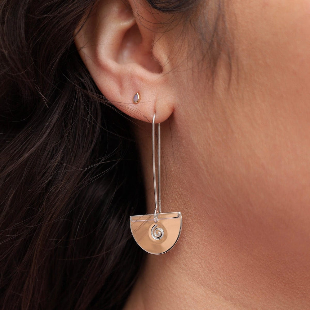 
                      
                        EAR Long Fan Drop Wire Earrings
                      
                    