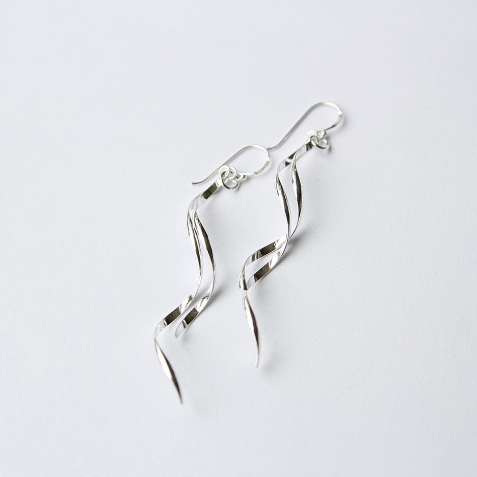 
                  
                    EAR Long Silver Swirls Earring
                  
                