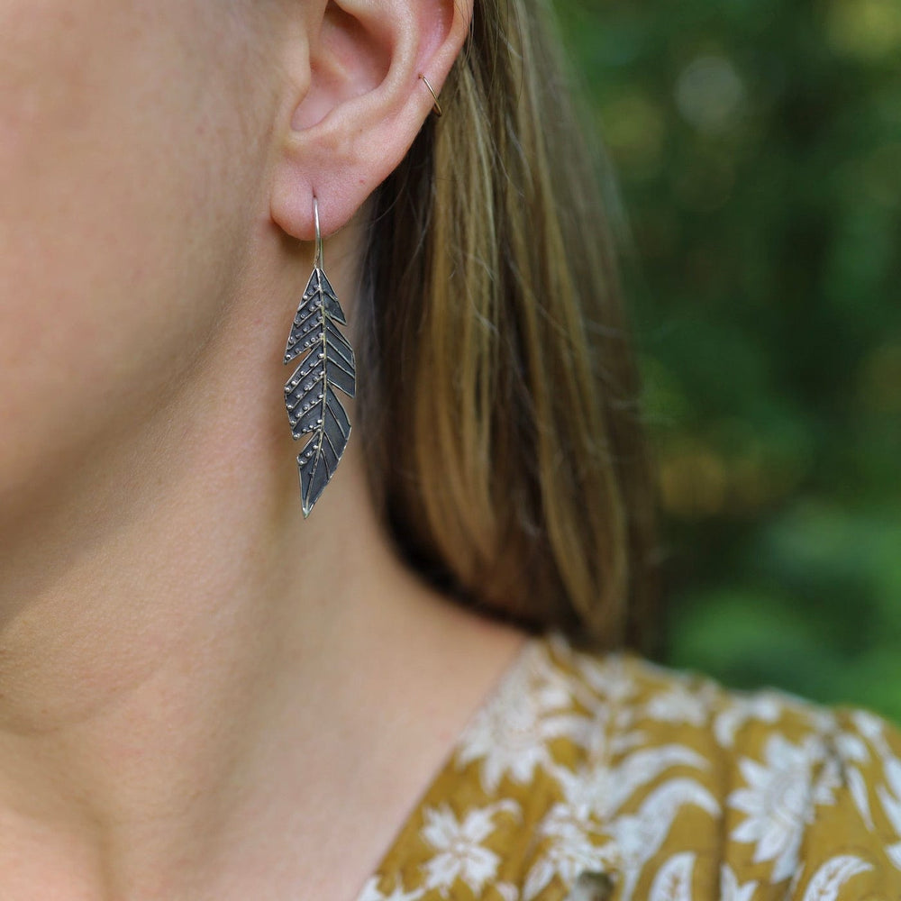 
                  
                    EAR Long Sterling Silver Leaf Earring
                  
                