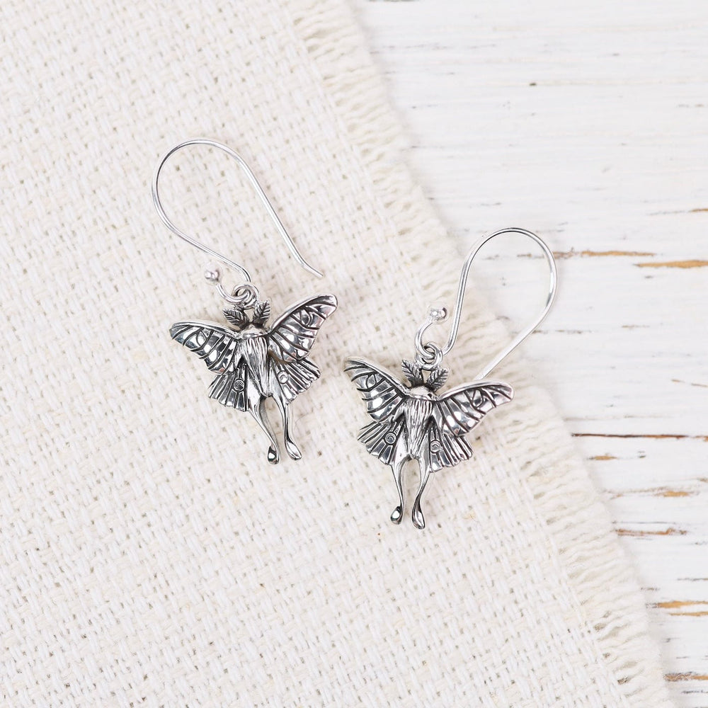 EAR Luna Moth Dangle Earrings