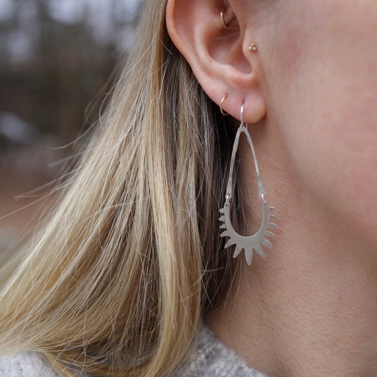 EAR Luz Earrings Silver