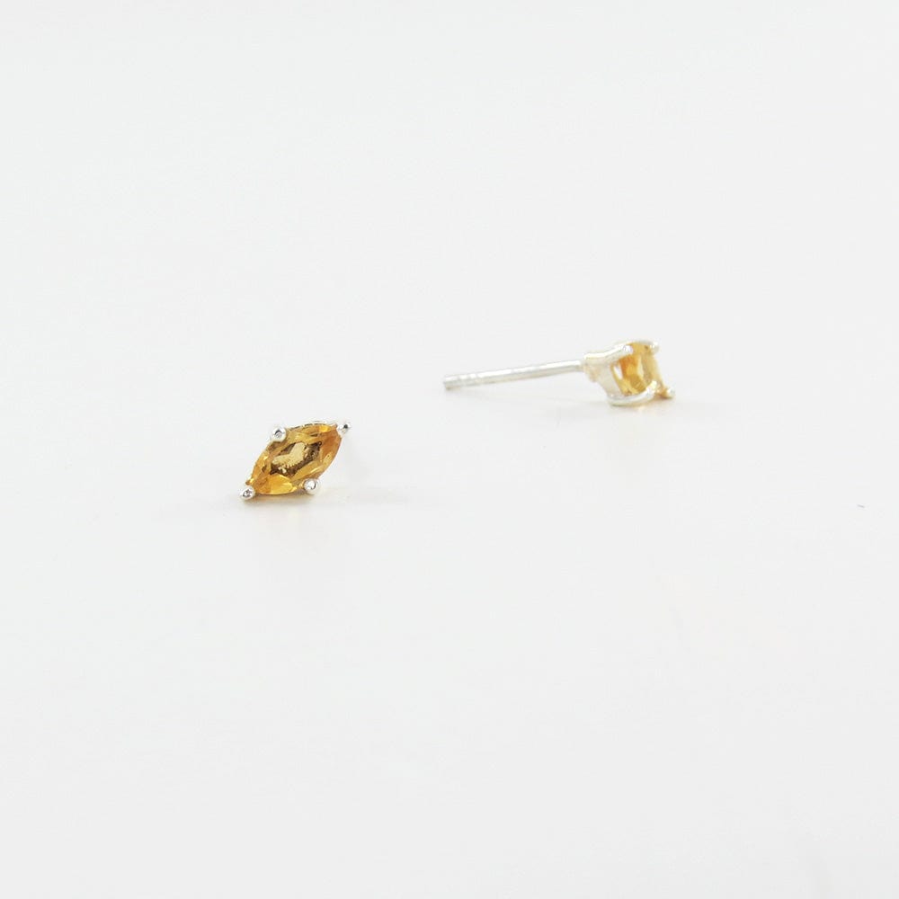 EAR Marquise Citrine Post Earring