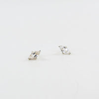 EAR Marquise White Topaz Post Earring