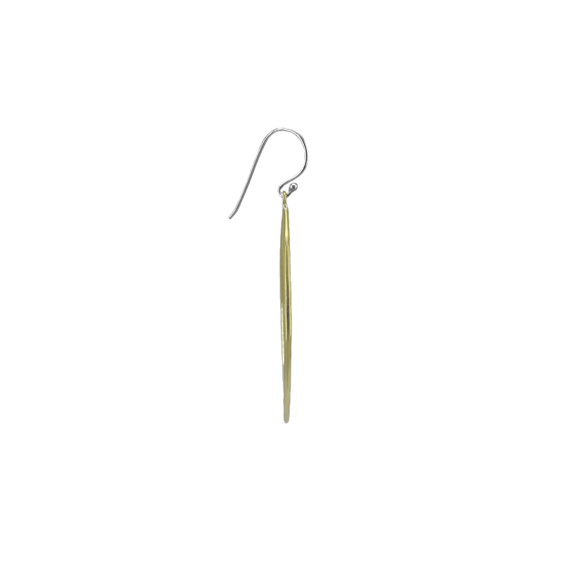 
                  
                    EAR Matte Solid Brass Pod Dangle Earrings
                  
                