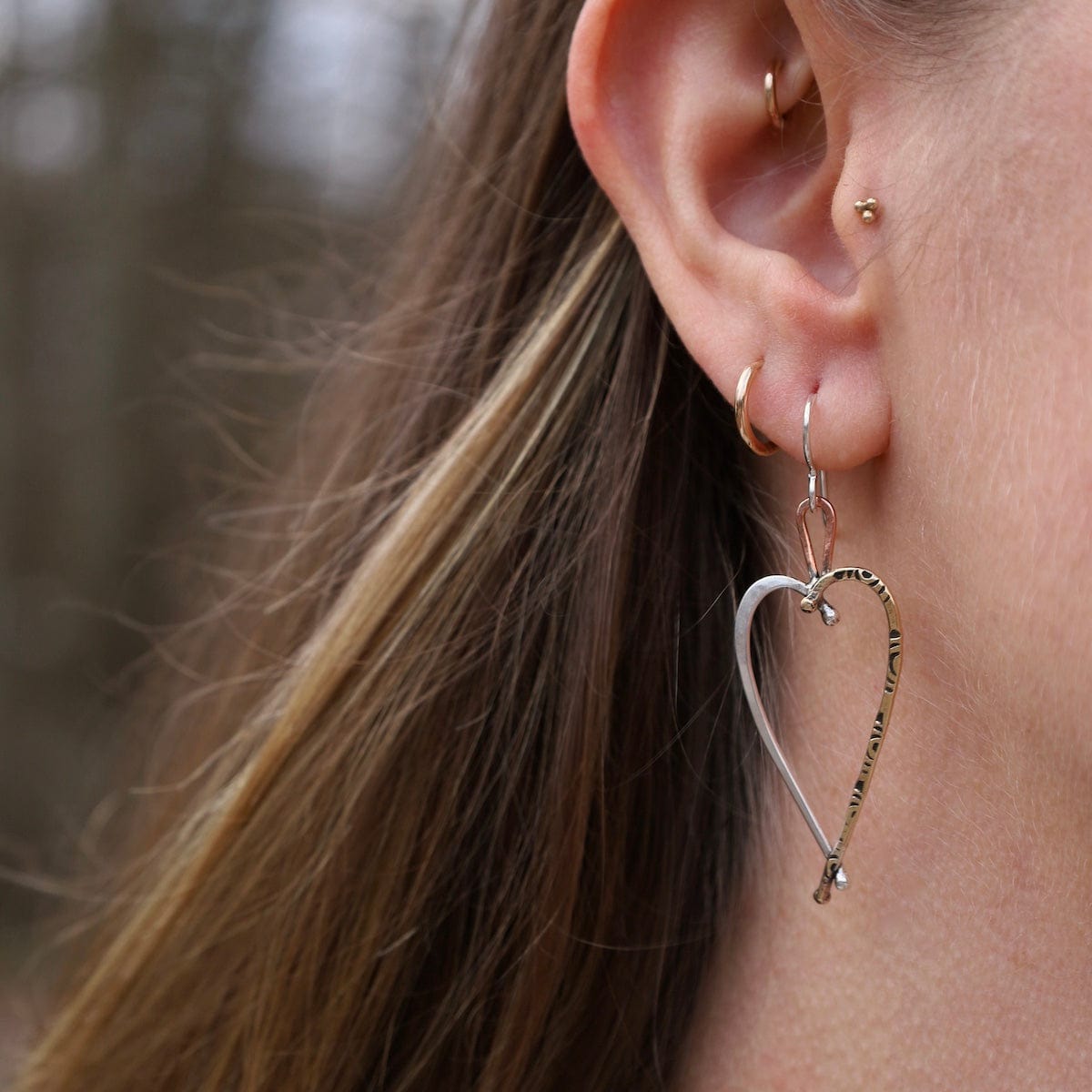 EAR Medici Heart Earrings