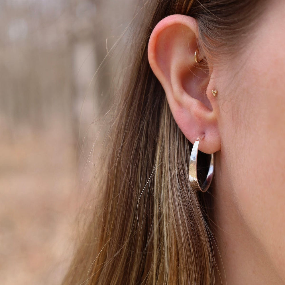 
                      
                        EAR Medium Tapered Hoops
                      
                    