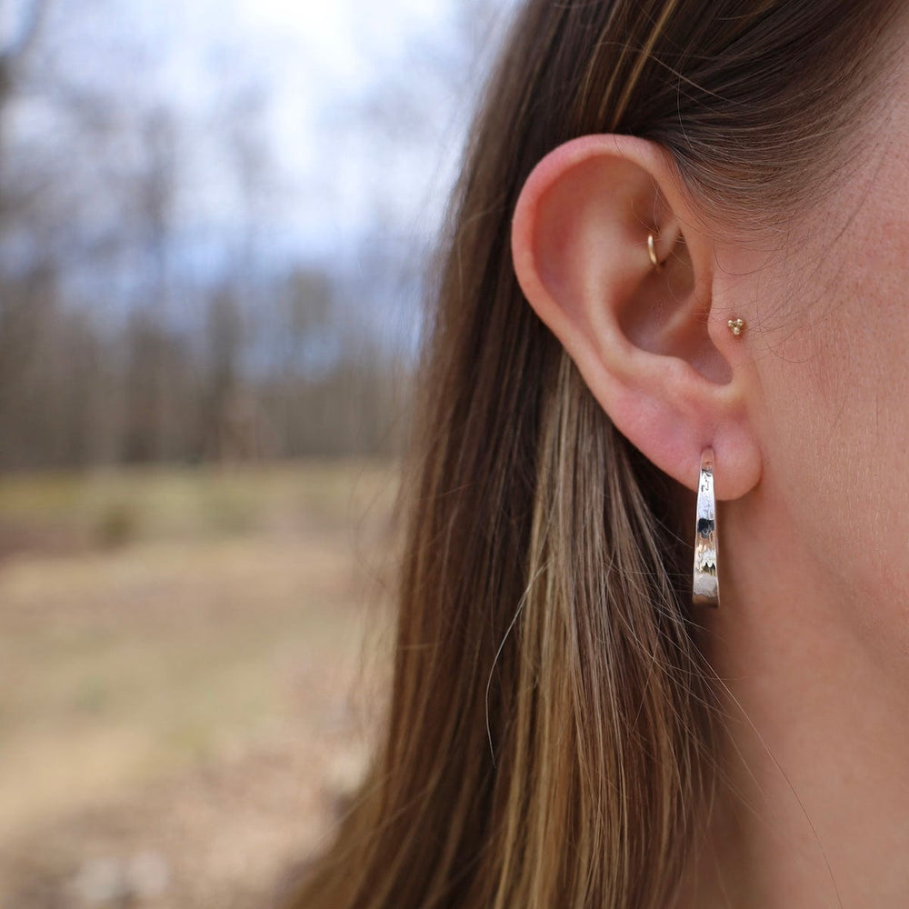 
                      
                        EAR Medium Tapered Hoops
                      
                    