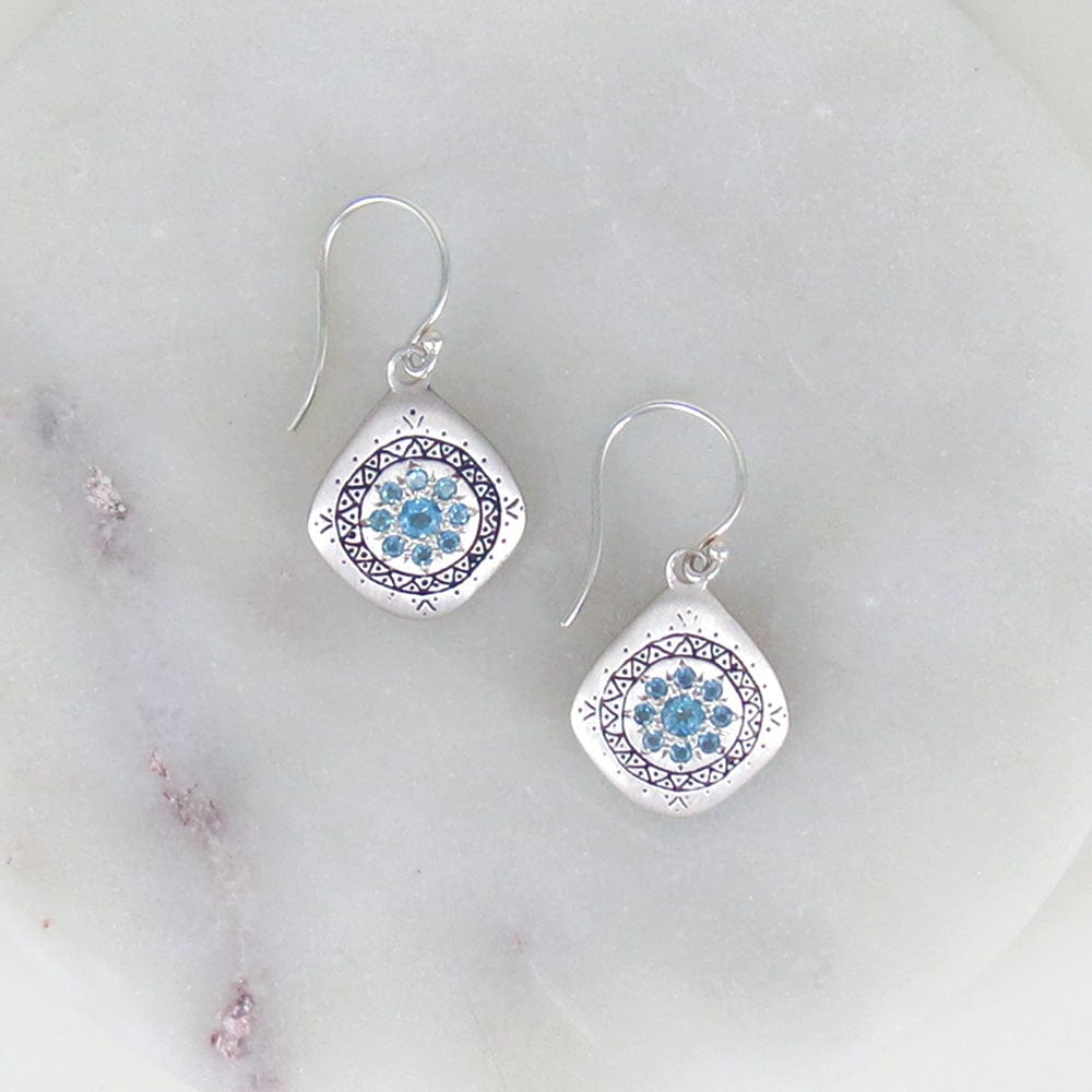 EAR MEMORIES AQUAMARINE EARRING