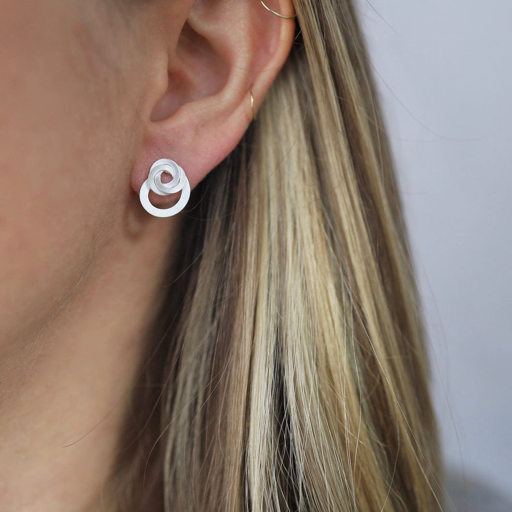 
                      
                        EAR Mini Knot Circle Post Earring
                      
                    