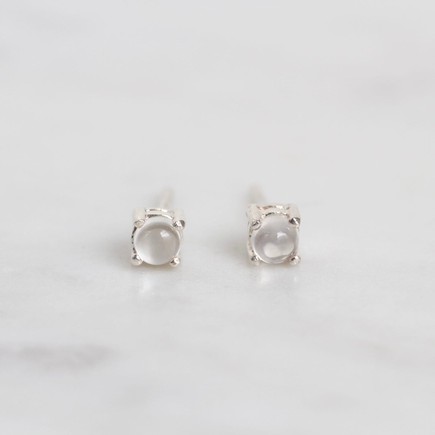 EAR Mini Moonstone Post Earrings