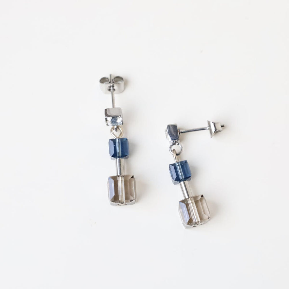 
                      
                        EAR Minimalist Blue Geo Cube Earring
                      
                    