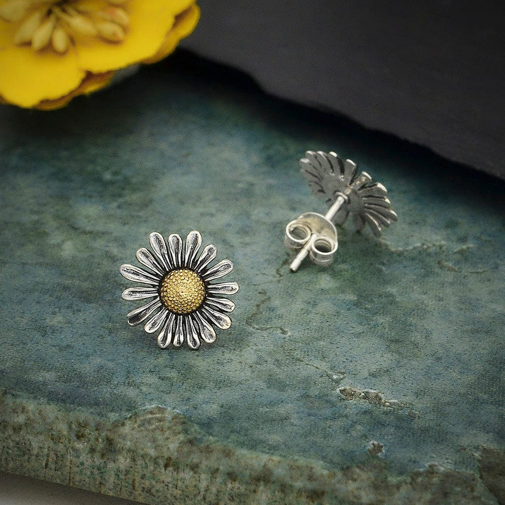 
                      
                        EAR Mixed Metal Daisy Post Earrings
                      
                    