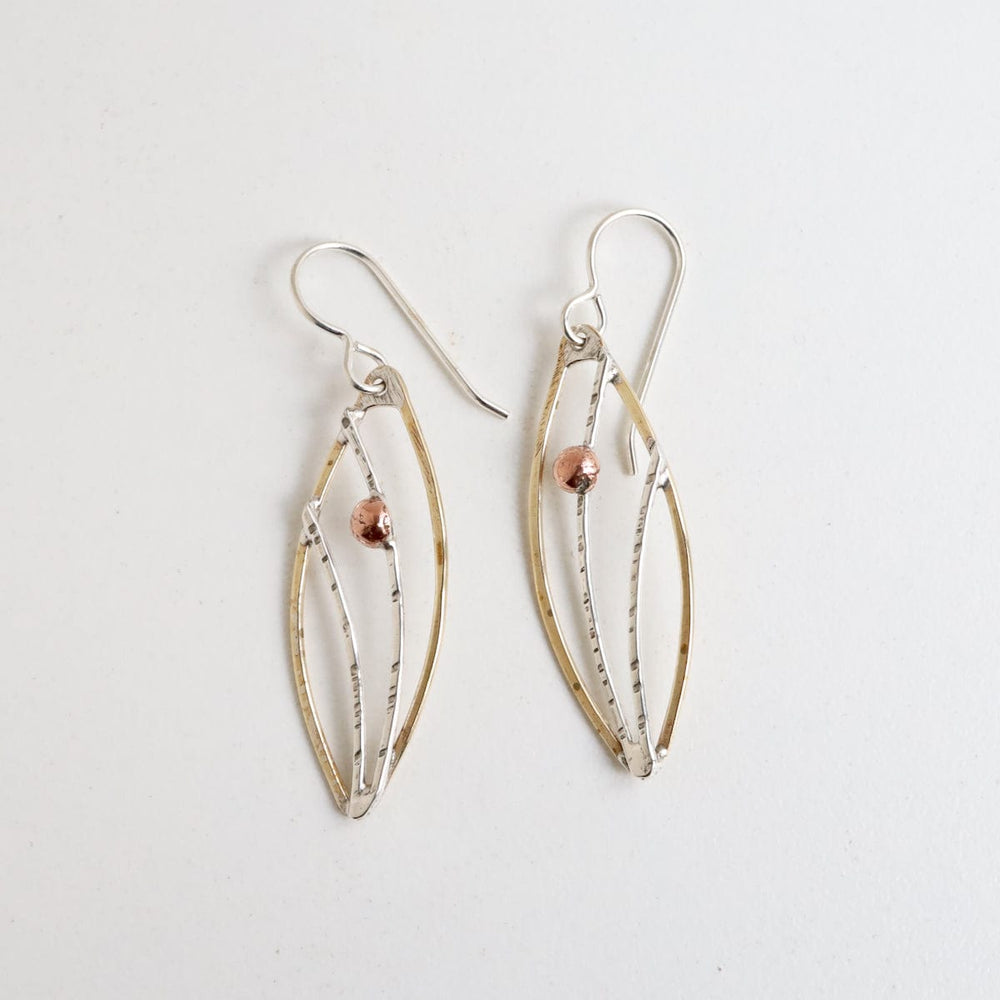 
                      
                        EAR Mixed Metal Stem Earrings
                      
                    