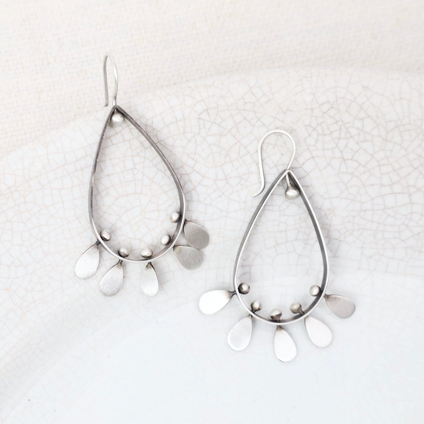 EAR Modernist Mobile Drops with Tear Drop Dangles